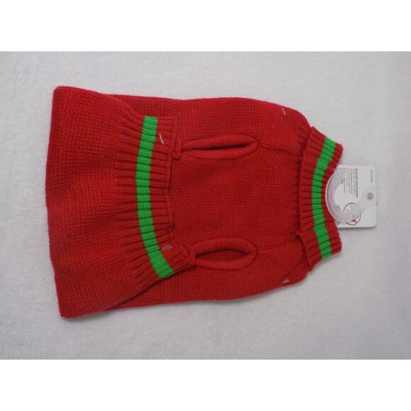 Holiday Christmas Dog Pajama-Size-Medium Reindeer Avocado NWT Knitted (Red) - Picture 6 of 7